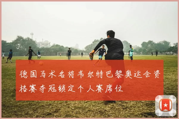 德国马术名将韦尔特巴黎奥运会资格赛夺冠锁定个人赛席位